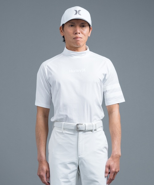 Hurley (ハーレー)の「【Hurley/ハーレー】モックネックシャツ 吸汗速乾性 ゴルフ UPF50+ ファントム PHANTOM ICON BP SS MOCK おしゃれなギフトに最適!(シャツ/ブラウス・メンズ・ホワイト/ベージュ/ネイビー/ブラック・SMALL/MEDIUM/LARGE/X-LARGE)」の5枚目の写真
