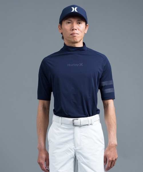 Hurley (ハーレー)の「【Hurley/ハーレー】モックネックシャツ 吸汗速乾性 ゴルフ UPF50+ ファントム PHANTOM ICON BP SS MOCK おしゃれなギフトに最適!(シャツ/ブラウス・メンズ・ホワイト/ベージュ/ネイビー/ブラック・SMALL/MEDIUM/LARGE/X-LARGE)」の12枚目の写真
