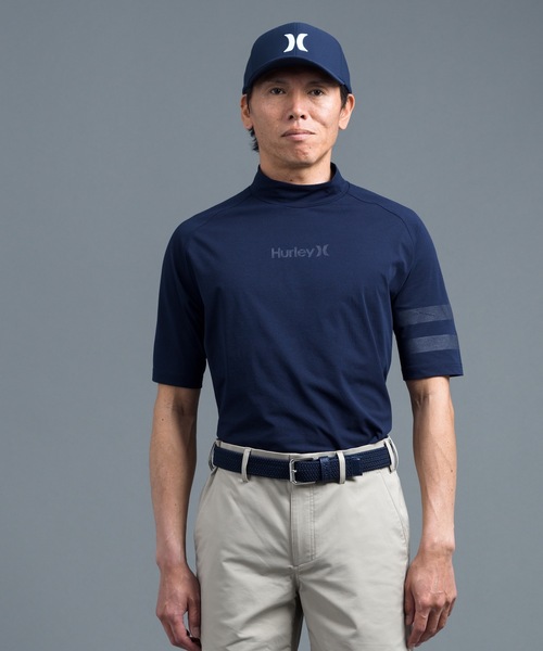Hurley (ハーレー)の「【Hurley/ハーレー】モックネックシャツ 吸汗速乾性 ゴルフ UPF50+ ファントム PHANTOM ICON BP SS MOCK おしゃれなギフトに最適!(シャツ/ブラウス・メンズ・ホワイト/ベージュ/ネイビー/ブラック・SMALL/MEDIUM/LARGE/X-LARGE)」の13枚目の写真
