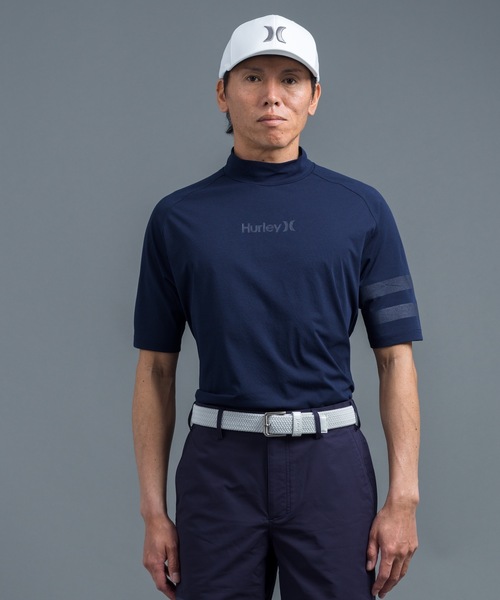 Hurley (ハーレー)の「【Hurley/ハーレー】モックネックシャツ 吸汗速乾性 ゴルフ UPF50+ ファントム PHANTOM ICON BP SS MOCK おしゃれなギフトに最適!(シャツ/ブラウス・メンズ・ホワイト/ベージュ/ネイビー/ブラック・SMALL/MEDIUM/LARGE/X-LARGE)」の14枚目の写真