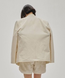 TODAYFUL（トゥデイフル）の「TODAYFUL Collarless Cottonsatin Jacket