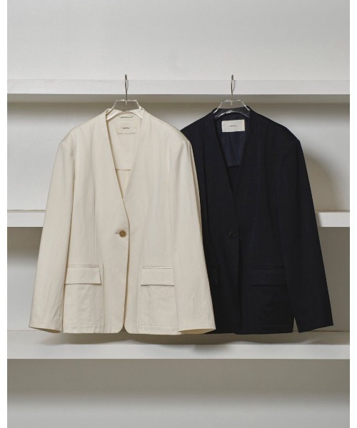 新品Todayful Collarless Cottonsatin Jacket TODAYFUL(トゥデイフル) / Life's online store（ライフズ
