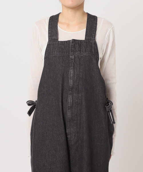 plage（プラージュ）の「CURRENTAGE / カレンテージ DENIM サロペット（サロペット/オーバーオール・レディース・ブラック/ホワイト・34/36）」の3枚目の写真