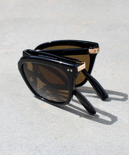 GLOSTER（グロスター）の「【GLOSTER/グロスター】折りたたみサングラス（サングラス・メンズ・グレー/ブラック/グリーン/ブラウン・FREE）」の4枚目の写真