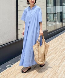 nagonstans 撥水ワンピース　M ブルー nagonstans 撥水ワンピース M ブルー - メルカリ