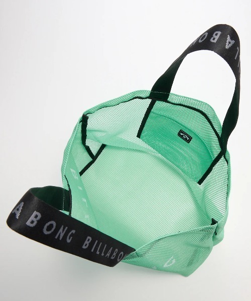 BILLABONG(ビラボン)の「BILLABONG メンズ MESH TOTE BAG トートバッグ 【2025年夏モデル】/ビラボンメッシュトートバッグ(トートバッグ・メンズ・ミント/ベージュ/ブラック・FREE)」の7枚目の写真