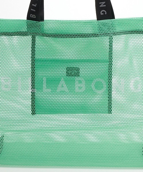 BILLABONG(ビラボン)の「BILLABONG メンズ MESH TOTE BAG トートバッグ 【2025年夏モデル】/ビラボンメッシュトートバッグ(トートバッグ・メンズ・ミント/ベージュ/ブラック・FREE)」の6枚目の写真