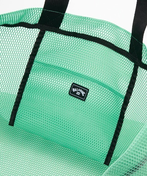 BILLABONG(ビラボン)の「BILLABONG メンズ MESH TOTE BAG トートバッグ 【2025年夏モデル】/ビラボンメッシュトートバッグ(トートバッグ・メンズ・ミント/ベージュ/ブラック・FREE)」の5枚目の写真