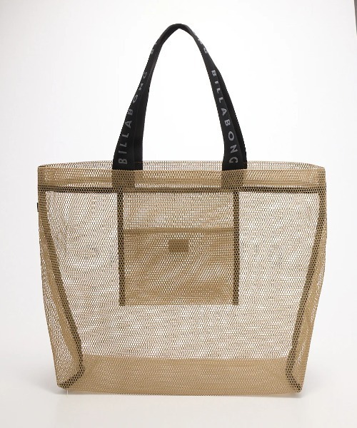 BILLABONG(ビラボン)の「BILLABONG メンズ MESH TOTE BAG トートバッグ 【2025年夏モデル】/ビラボンメッシュトートバッグ(トートバッグ・メンズ・ミント/ベージュ/ブラック・FREE)」の14枚目の写真