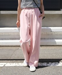 その他パンツ（ピンク/桃色系・ワイド・ルーズ）ファッション