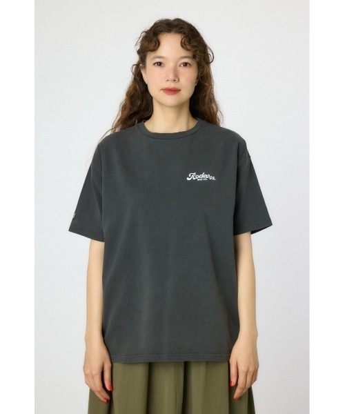 RODEO CROWNS WIDE BOWL（ロデオクラウンズワイドボウル）の「LOGO加工COLORED Tシャツ（Tシャツ/カットソー・レディース・オフホワイト/チャコールグレー/レッド/イエロー・FREE）」の12枚目の写真