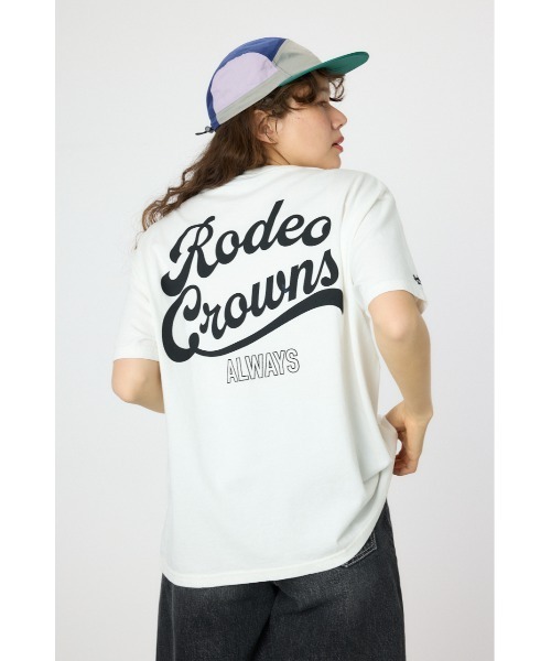 RODEO CROWNS WIDE BOWL（ロデオクラウンズワイドボウル）の「LOGO加工COLORED Tシャツ（Tシャツ/カットソー・レディース・オフホワイト/チャコールグレー/レッド/イエロー・FREE）」の21枚目の写真