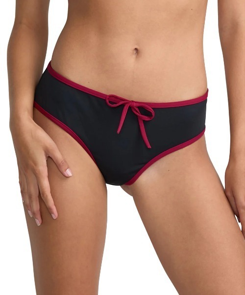 【関税込み】WARDROBE.NYC ブラック ルーシュ ビキニボトム ブラック ビーズディテール ビキニボトム｜La Perla - ラペルラ