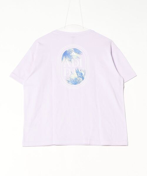 adidas（アディダス）の「アディダス adidas カラット グラフィック ルーズフィット（Tシャツ/カットソー・レディース・ブラック/ホワイト/ラベンダー・S/M/L/XL）」の5枚目の写真