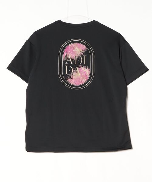 adidas（アディダス）の「アディダス adidas カラット グラフィック ルーズフィット（Tシャツ/カットソー・レディース・ブラック/ホワイト/ラベンダー・S/M/L/XL）」の6枚目の写真
