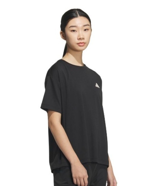 adidas（アディダス）の「アディダス adidas カラット グラフィック ルーズフィット（Tシャツ/カットソー・レディース・ブラック/ホワイト/ラベンダー・S/M/L/XL）」の13枚目の写真