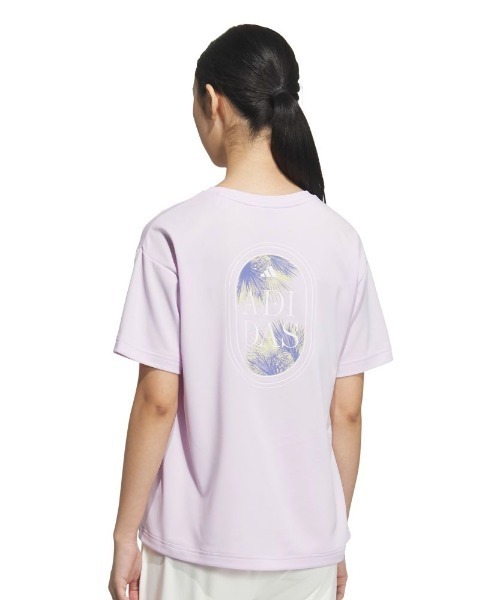 adidas（アディダス）の「アディダス adidas カラット グラフィック ルーズフィット（Tシャツ/カットソー・レディース・ブラック/ホワイト/ラベンダー・S/M/L/XL）」の19枚目の写真