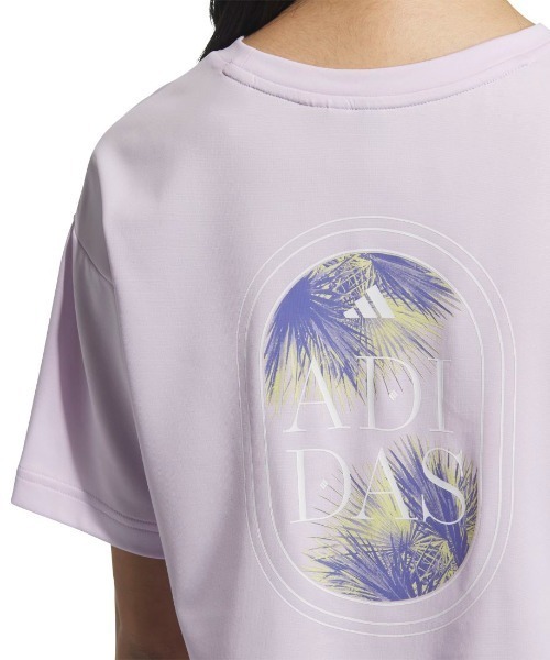 adidas（アディダス）の「アディダス adidas カラット グラフィック ルーズフィット（Tシャツ/カットソー・レディース・ブラック/ホワイト/ラベンダー・S/M/L/XL）」の20枚目の写真