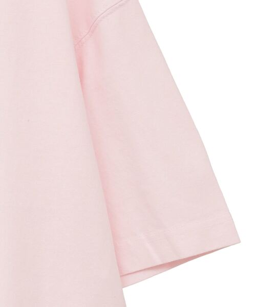 SOFFITTO（ソフィット）の「《定番》ロゴプリント製品染ビックTシャツ（Tシャツ/カットソー・レディース・ベージュ/ピンク/ホワイト・FREE）」の6枚目の写真