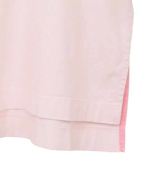 SOFFITTO（ソフィット）の「《定番》ロゴプリント製品染ビックTシャツ（Tシャツ/カットソー・レディース・ベージュ/ピンク/ホワイト・FREE）」の5枚目の写真