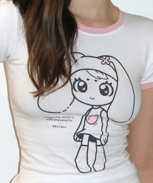 CRANK（クランク）の「CRANK／RINGER T（Tシャツ/カットソー・レディース・ピンク/ブラック・FREE）」の9枚目の写真