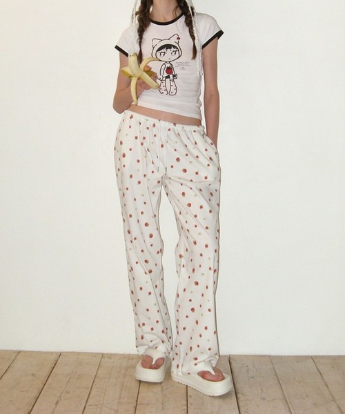 CRANK（クランク）の「CRANK／RINGER T（Tシャツ/カットソー・レディース・ピンク/ブラック・FREE）」の13枚目の写真