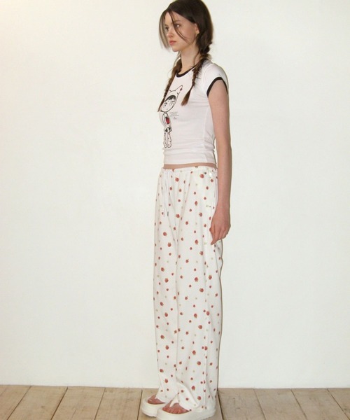 CRANK（クランク）の「CRANK／RINGER T（Tシャツ/カットソー・レディース・ピンク/ブラック・FREE）」の14枚目の写真