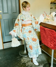kutir（クティール）の「【クティールとレトロ】2WAY　浴衣セット（浴衣・レディース）」
