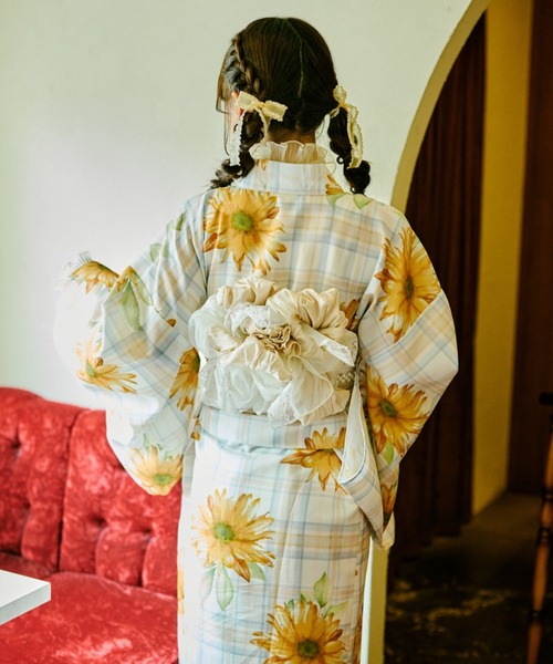 【クティールとレトロ】浴衣セット2way新作 kutir（クティール）の「【クティールとレトロ】2wayレトロ浴衣