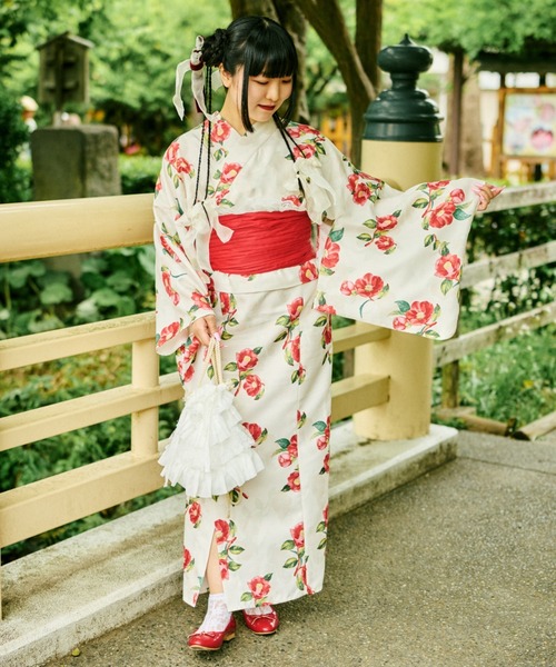 セール】【クティールとレトロ】2WAY 浴衣セット（浴衣）｜kutir