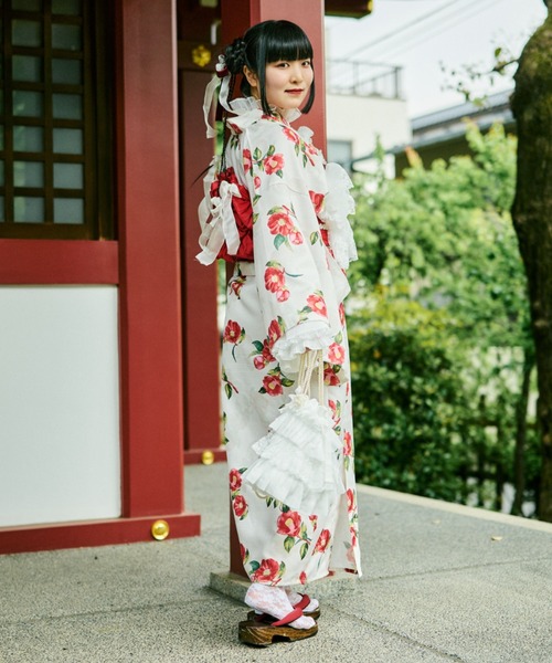 セール】【クティールとレトロ】2WAY 浴衣セット（浴衣）｜kutir