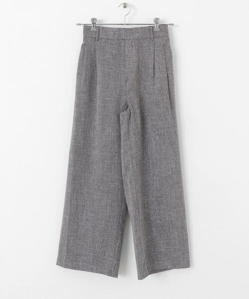 SENSE OF PLACE by URBAN RESEARCH（センスオブプレイスバイアーバンリサーチ）の「ツイードワイドイージーパンツ（その他パンツ・レディース・ベージュ/ネイビー/ブラック・SMALL/MEDIUM）」の10枚目の写真