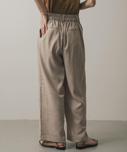 SENSE OF PLACE by URBAN RESEARCH（センスオブプレイスバイアーバンリサーチ）の「ツイードワイドイージーパンツ（その他パンツ・レディース・ベージュ/ネイビー/ブラック・SMALL/MEDIUM）」の14枚目の写真
