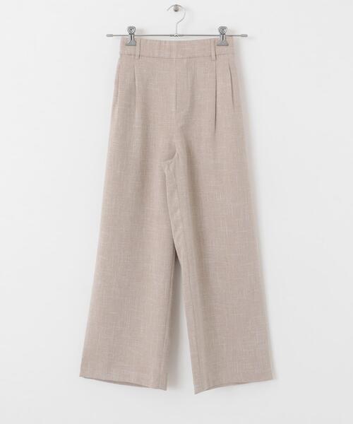 SENSE OF PLACE by URBAN RESEARCH（センスオブプレイスバイアーバンリサーチ）の「ツイードワイドイージーパンツ（その他パンツ・レディース・ベージュ/ネイビー/ブラック・SMALL/MEDIUM）」の17枚目の写真