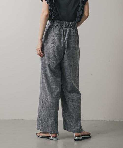 SENSE OF PLACE by URBAN RESEARCH（センスオブプレイスバイアーバンリサーチ）の「ツイードワイドイージーパンツ（その他パンツ・レディース・ベージュ/ネイビー/ブラック・SMALL/MEDIUM）」の20枚目の写真