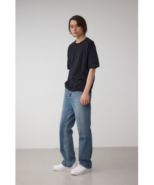 AZUL by moussy(アズールバイマウジー)の「カラーハンドステッチニット(ニット/セーター・メンズ・ターコイズブルー/ブラック/ホワイト・MEDIUM/LARGE)」の19枚目の写真