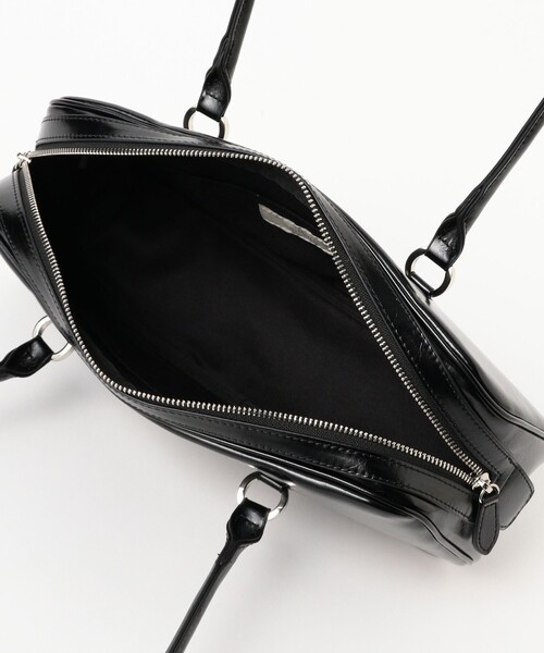 B:MING by BEAMS(ビーミングバイビームス)の「ロングハンドル ボストンバッグ(ボストンバッグ・レディース・ベージュ/ブラック・ONE SIZE)」の8枚目の写真