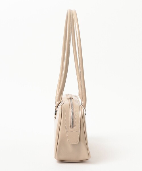 B:MING by BEAMS(ビーミングバイビームス)の「ロングハンドル ボストンバッグ(ボストンバッグ・レディース・ベージュ/ブラック・ONE SIZE)」の7枚目の写真