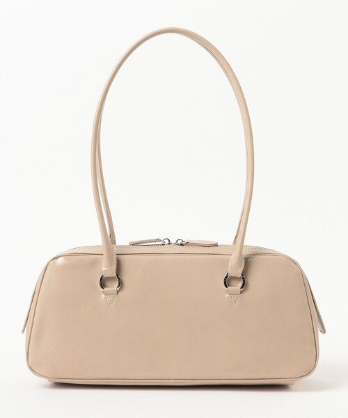 B:MING by BEAMS(ビーミングバイビームス)の「ロングハンドル ボストンバッグ(ボストンバッグ・レディース・ベージュ/ブラック・ONE SIZE)」の6枚目の写真