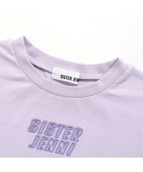 SISTER JENNI（SISTER JENNI）の「【ひんやり素材・UVカット】接触冷感ロゴししゅうTシャツ（Tシャツ/カットソー・キッズ・ラベンダー/オフホワイト/チャコールグレー・130cm/140cm/150cm/160cm）」の17枚目の写真