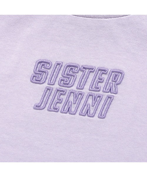 SISTER JENNI（SISTER JENNI）の「【ひんやり素材・UVカット】接触冷感ロゴししゅうTシャツ（Tシャツ/カットソー・キッズ・ラベンダー/オフホワイト/チャコールグレー・130cm/140cm/150cm/160cm）」の18枚目の写真