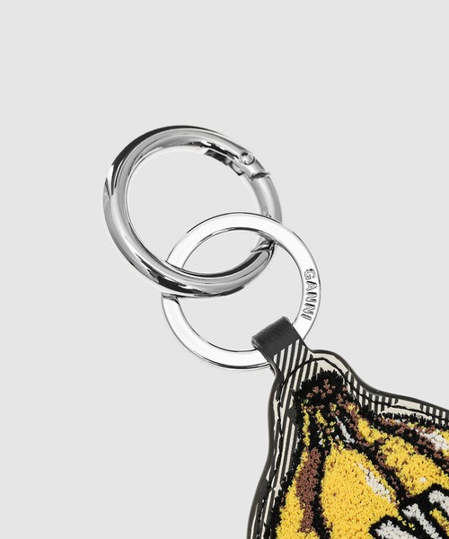 国内発送 Ganni ガニー☆バナナ ロゴ キーリング ブラック Banana Keyring（キーホルダー）｜GANNI（ガニー）の