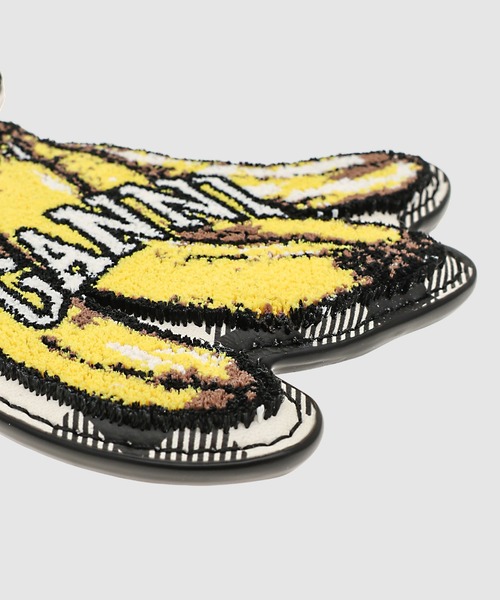 国内発送 Ganni ガニー☆バナナ ロゴ キーリング ブラック Banana Keyring（キーホルダー）｜GANNI（ガニー）の