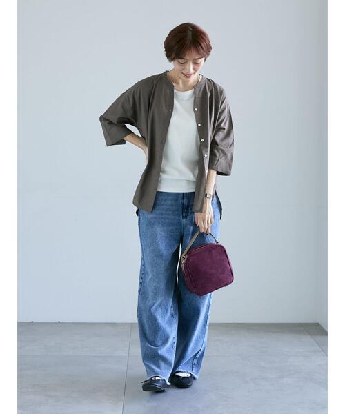 Lugnoncure(ルノンキュール)の「【抗菌防臭】アメスリリブタンクトップ(タンクトップ・レディース・オフホワイト/ブラック/オレンジ/チャコールグレー・F)」の11枚目の写真