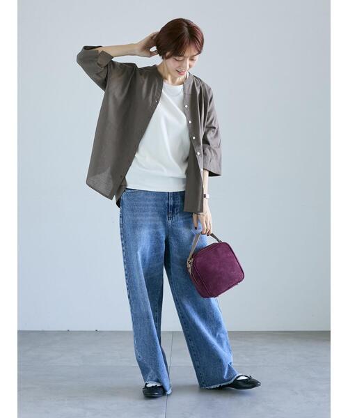 Lugnoncure(ルノンキュール)の「【抗菌防臭】アメスリリブタンクトップ(タンクトップ・レディース・オフホワイト/ブラック/オレンジ/チャコールグレー・F)」の12枚目の写真