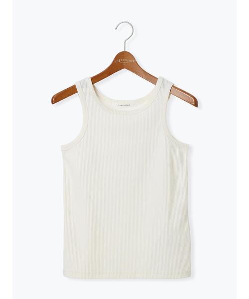 Lugnoncure(ルノンキュール)の「【抗菌防臭】アメスリリブタンクトップ(タンクトップ・レディース・オフホワイト/ブラック/オレンジ/チャコールグレー・F)」の14枚目の写真