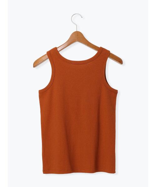 Lugnoncure(ルノンキュール)の「【抗菌防臭】アメスリリブタンクトップ(タンクトップ・レディース・オフホワイト/ブラック/オレンジ/チャコールグレー・F)」の17枚目の写真