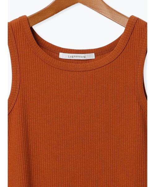 Lugnoncure(ルノンキュール)の「【抗菌防臭】アメスリリブタンクトップ(タンクトップ・レディース・オフホワイト/ブラック/オレンジ/チャコールグレー・F)」の18枚目の写真