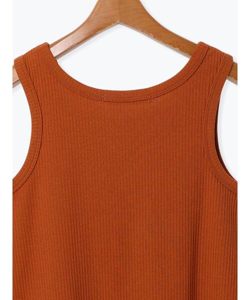 Lugnoncure(ルノンキュール)の「【抗菌防臭】アメスリリブタンクトップ(タンクトップ・レディース・オフホワイト/ブラック/オレンジ/チャコールグレー・F)」の21枚目の写真