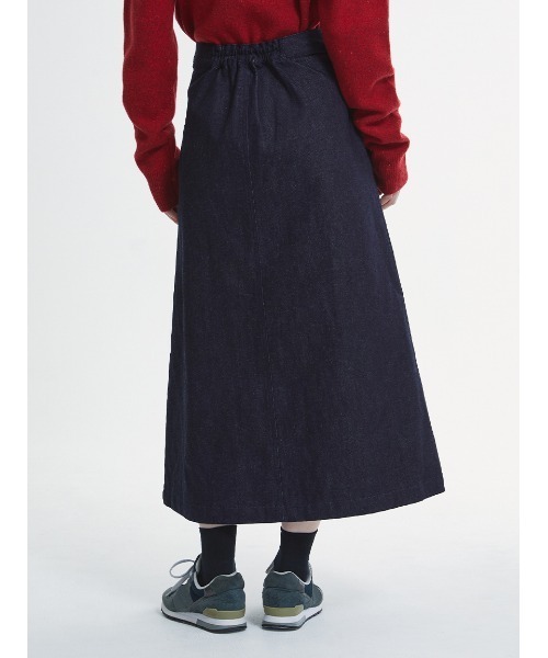 Barbour(バブアー)の「BEDALE デニム スカート"Japan Exclusive"(スカート・レディース・インディゴブルー・MEDIUM/SMALL)」の7枚目の写真
